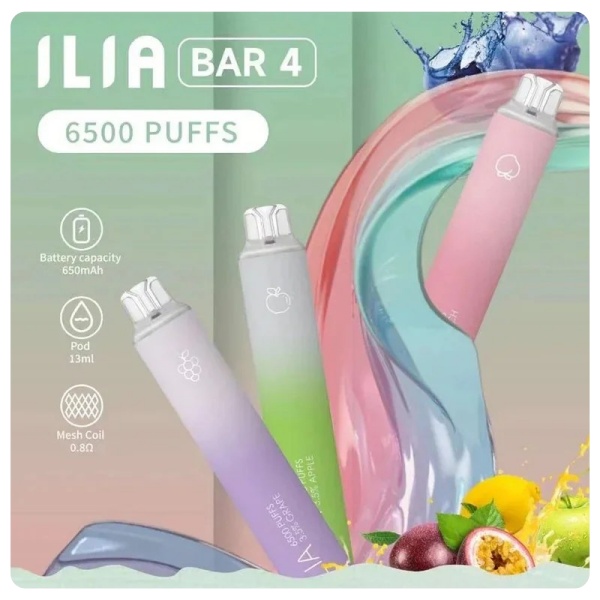 ilia拋棄式 ilia6500口拋棄式電子煙 ilia一次性電子煙 SP2S電子煙 新日期 10/24